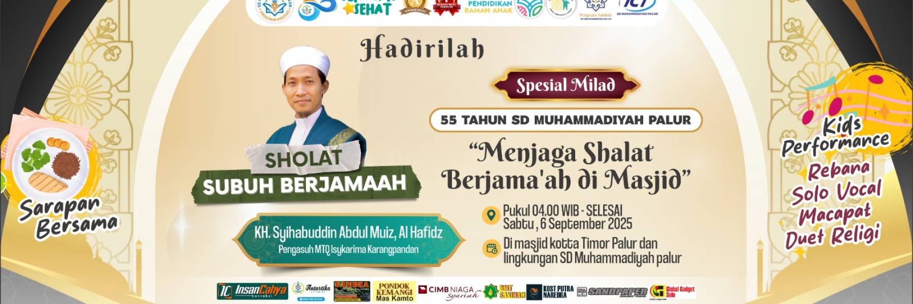 Subuh Berjama'ah Spesial Milad 55 Tahun